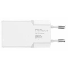 4smarts PDPlug Slim Cargador PD 20W GaN USB-C Cable 1.5 m Blanco