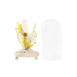 DKD Home Decor Decoración Shabby Beige Marron 12 x 21 x 12 cm (4 Unidades)