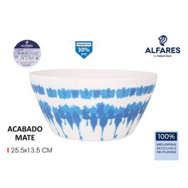 Ensaladera Mel Tie-Dye Mate 25.5 x 13.5 cm - Alfares (24 Unidades)