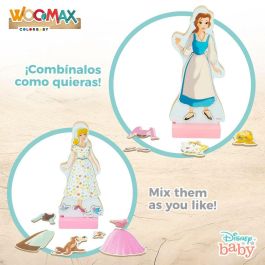 Figuras Disney Princess 45 Piezas 4 Unidades 9 x 20,5 x 1,2 cm