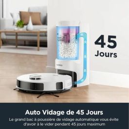 Eureka E10S Aspiradora Robot Blanco 4000 Pa, 180 min de autonomía, 200 ml