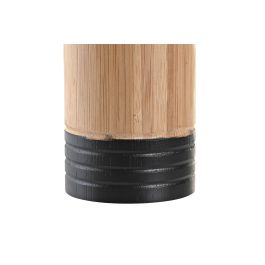 DKD Home Decor Vaso Basicos Natural Negro Bambu 7 x 11 x 7 cm