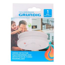 Grundig Detector óptico de humo, Blanco, 34x101x101mm, 85db, para 20-40m²