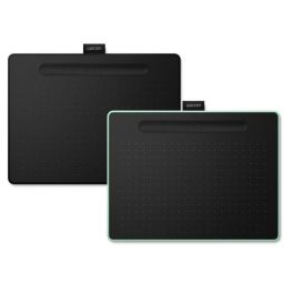 Wacom Medium Tablet with Pressure-Sensitive, 216x135mm, USB/Bluetooth 4.2, Expresskeys, 2540lpi, 133pps, 410g, Black/Pistachio Green Wacom Medium Tablet with Pressure-Sensitive, 216x135mm, USB/Bluetooth 4.2, Expresskeys, 2540lpi, 133pps, 410g, Black/Pistachio Green
