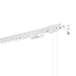 Riel reforzado extensible 120-210cm blanco cintacor - storplanet