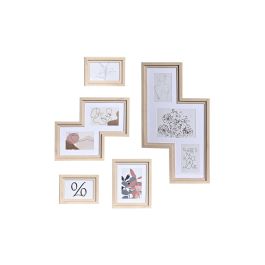 Marco Foto Urban DKD Home Decor Natural Multicolor 1.5 x 50 x 40 cm Set de 5