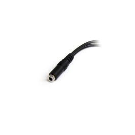 Adaptador Audio Jack Startech MUYHSFMM Negro 0,13 m