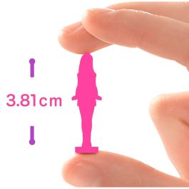 Barbie Jcr08 Mini Muñecas Barbieland Color Reveal Std. Muñeca de 3,8 cm que se dobla con base en forma de corazón