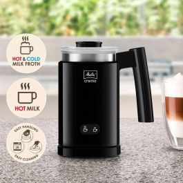 Melitta 1014-02 Cremio II Espumador de leche Inalámbrico 450W para espuma caliente o fría 150ml Negro