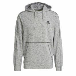 Sudadera con Capucha Hombre Adidas Essentials Mélange Embroidered Gris claro Precio: 47.68999983. SKU: S6465063