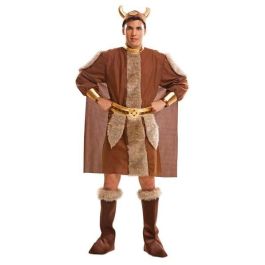 My Other Me Disfraz Vikingo Talla M-L Incluye Vestido con Capa, Botas, Cinturón y Casco 100% Poliéster
