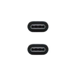 Nanocable Cable USB 2.0 3A Tipo C, carga rápida, 480Mbps, compatible Thunderbolt 3, 1m, negro