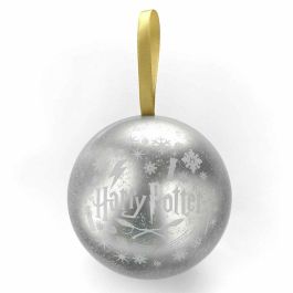 THE CARAT SHOP Colgante Hufflepuff y Bola de Navidad Harry Potter - Aleación de cinc, Collar 40cm, Bola 8.5cm