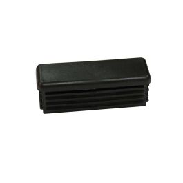 Edm Juego de conteras para escaleras de aluminio, 2 unidades, PE, negro, ref.75091