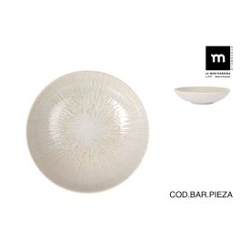 Plato Hondo Anya Monaco Brillo 21 cm - Inde (12 Unidades)