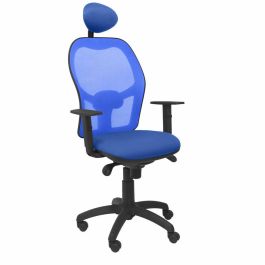 PIQUERAS Y CRESPO Silla Jorquera malla azul asiento bali azul con cabecero fijo Precio: 282.59000055. SKU: S5702753