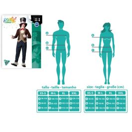 Disfraz Sombrerero Loco Traje Marron para Hombre Adulto Talla XS-S - Personajes de Cuento Disfraz Sombrerero Loco Traje Marron para Hombre Adulto Talla XS-S - Personajes de Cuento