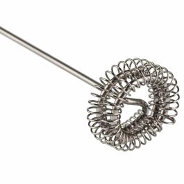 Jata Espumador de Leche y Capuchino Acero Inoxidable con Varilla Batería AAA No Incluida Blanco JEES1111