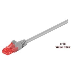 MicroConnect Cable de Red CAT6 U/UTP 10m Gris, Pack de 10 Unidades, Antienredos, para Módem/Router/Switch Precio: 34.89000031. SKU: B18VJVFPNF