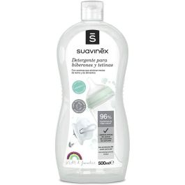 Suavinex Detergente para Biberones y Tetinas, limpia utensilios de bebé, chupetes, mordedores, 96% natural, piel sensible 500 ml Precio: 6.50000021. SKU: B1A54B6YW6