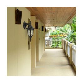 RABALUX RAB-8341 Aplique Exterior Milano Negro Estilo Clásico Metal Cristal E27 IP43 Max 60W RABALUX RAB-8341 Aplique Exterior Milano Negro Estilo Clásico Metal Cristal E27 IP43 Max 60W