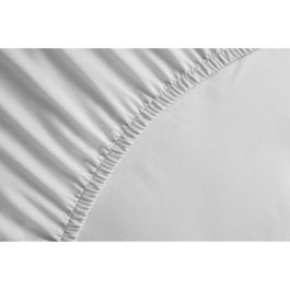 LOVELY HOME Sábana ajustable 100% algodón 180x200x30 cm blanco LOVELY HOME Sábana ajustable 100% algodón 180x200x30 cm blanco