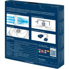 ARCTIC P12 PWM PST CO 24/7 Ventilador 120mm para Carcasa PC, 200-1800 RPM, 95.65 m³/h Flujo de Aire, Bajo Ruido, Rodamiento Dual