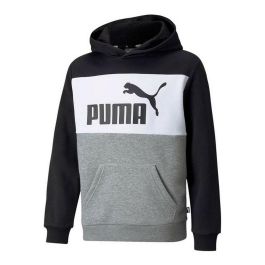 Sudadera con Capucha Niño Puma ESS+ Colorblock Hoodie Negro Precio: 31.89000012. SKU: S6431588