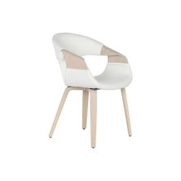 Silla Scandi DKD Home Decor Blanco 67.5 x 82 x 52.5 cm