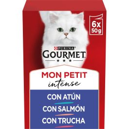 Gourmet Mon Petit Pescado Atún, Salmón y Trucha Gatos Comida Húmeda Multipack 12 Sobres x 50gr Precio: 33.7227. SKU: B14MQ5AC8E