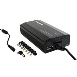 Anima ANBP100 Cargador Adaptador de Corriente Portátil Universal 100W, 8 Conectores, 12-24V, 1 USB, Carcasa de Aluminio Compacta