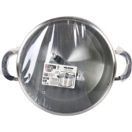 Quttin Olla Acero Inoxidable 26 cm 7.9 L 0.8 mm con Tapa Hele (2 Unidades)