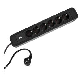 Bachmann PRIMO2 Regleta de Enchufes con 6 Tomas Schutzkontakt, Aluminio Negro, Cable 2m, IP20, Tipo F, Angular, Protección Infantil Precio: 74.0399. SKU: B1KF7ARXJ2