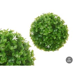 Bola Redonda 17Cm Hojas Verdes Flores Blancas Ibergarden (12 Unidades) Precio: 36.49999969. SKU: B12CN8L7SW