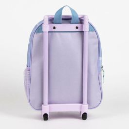 Mochila Escolar 3D con Ruedas Frozen Lila Mochila Escolar 3D con Ruedas Frozen Lila