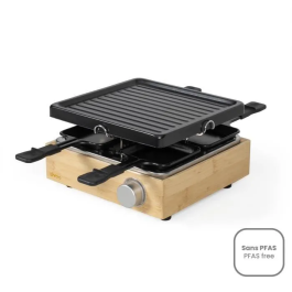 Livoo Raclette para 4 personas DOC311 800W con Bandeja Grill Antihaderente y Termostato Regulable Precio: 53.49999996. SKU: B1A93FMRD3