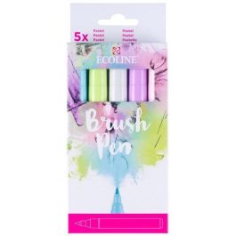 Talens Ecoline Rotuladores Brush Pen Punta Pincel Flexible Surtido Tonos Pastel Estuche 5 Unidades para Acuarela y Caligrafía Precio: 7.58999967. SKU: B1AGYBE3ZX