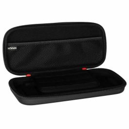 Konix 3328170304351 Estuche protector y de transporte para Consola Nintendo Switch 2, con red para accesorios y 8 compartimentos para juegos, Negro