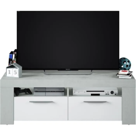 Aucasa Soporte TV AMBIT 2 Puertas Gris y Blanco Estilo Contemporáneo L 120 cm Precio: 131.99000045. SKU: B12RSJ2DDK