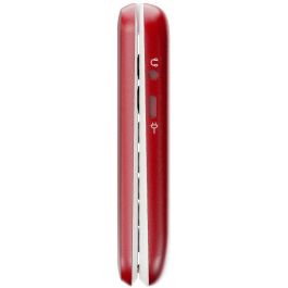 Doro 2820 Teléfono Móvil Concha 4G Rojo/Blanco con Pantalla 2.8", SIM Única, Batería 1000mAh, sin Adaptador de Corriente