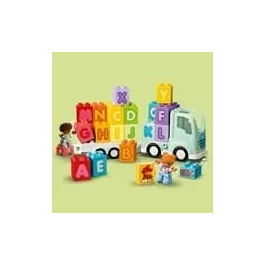 LEGO 10421 DUPLO Mi Ciudad Camión del Alfabeto, Juguete de Aprendizaje del Alfabeto para Niños a Partir de 2 Años