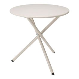 Mesa de acero plegable, beige ø48 x 48 cm Precio: 30.8308. SKU: B1EMDS2K6D