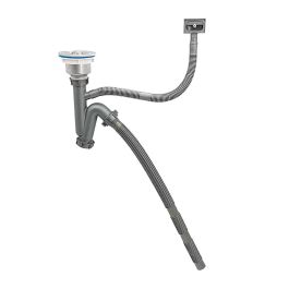 Itthon Innovation Fregadero Acero Inoxidable 460 x 400 x 200 mm Sobreencimera Válvula Incluye Kit Montaje Grosor 0.8 mm