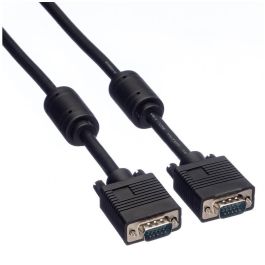 ROLINE 11.04.5670 Cable Monitor VGA D-Sub ST-ST Macho-Macho 20m con Ferrita Negro