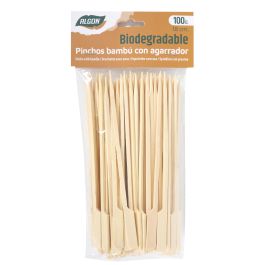 Set de 100 pinchos de bambú agarrador 18 cm Algon (18 Unidades) Set de 100 pinchos de bambú agarrador 18 cm Algon (18 Unidades)