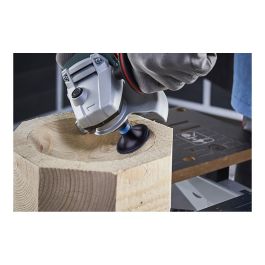 Wolfcraft Juego de lijar para amoladora angular 5607000, 4 piezas, Plato 50 mm, Grano 40/80/120