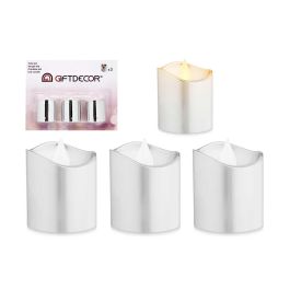 Giftdecor Set 3 Velas Led Taco de Plástico Color Plata 18x14x4 cm (Set de 24) Precio: 33.94999971. SKU: S3602371