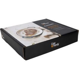 Fontesti Sartén Grill Hierro Fundido Esmaltado Ø28 cm Azul COS5401110058458 Apta Inducción