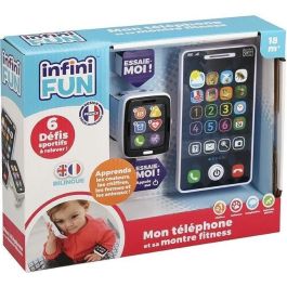 Teléfono y Reloj - KD - Mi Teléfono y su Reloj Fitness - Imitación realista para niños pequeños Teléfono y Reloj - KD - Mi Teléfono y su Reloj Fitness - Imitación realista para niños pequeños