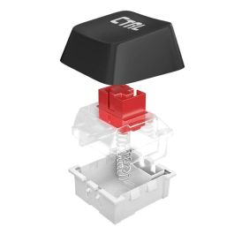 Teclado Gaming Mecánico Mars Gaming MKXTKLRES/ Switch Rojo